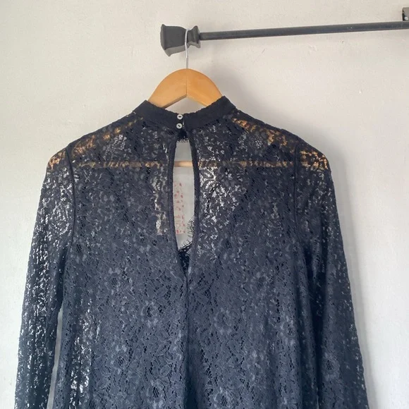 NWT Free People XS Tell Tale Lace Tunic - Picture 10 of 14